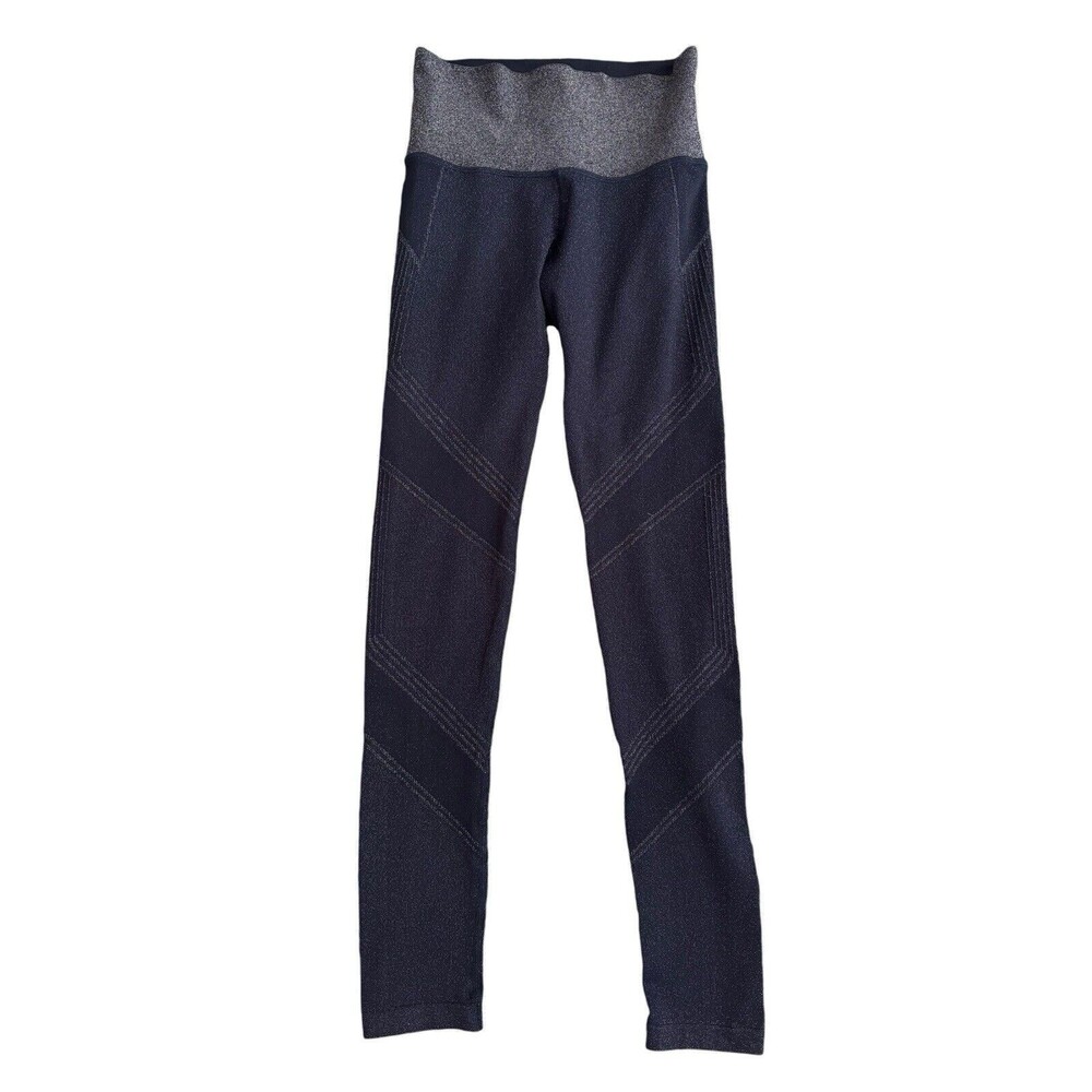 Athleta Twilight Tight Midnight Blue Sparkle Shimmer Leggings Women's Size Small